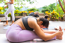 Yin yoga - November Wellness Garza Blanca Preserve Resort & Spa