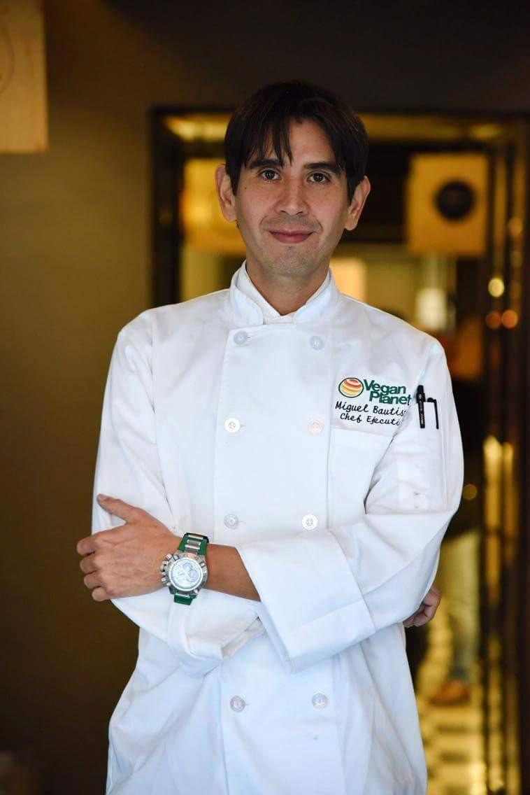 Chef Miguel Bautista from Vegan Planet